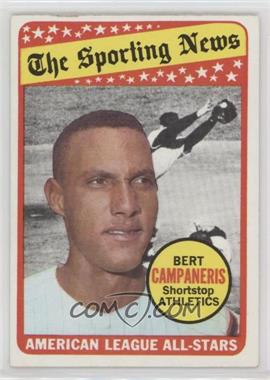 1969 Topps - [Base] #423 - The Sporting News All Star Selection - Bert Campaneris (Tony Kubek in Background)