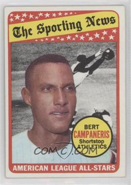 1969 Topps - [Base] #423 - The Sporting News All Star Selection - Bert Campaneris (Tony Kubek in Background)