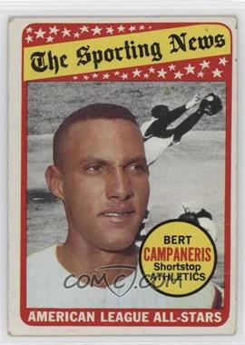 1969 Topps - [Base] #423 - The Sporting News All Star Selection - Bert Campaneris (Tony Kubek in Background)
