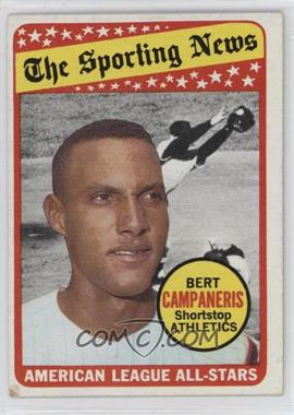 1969 Topps - [Base] #423 - The Sporting News All Star Selection - Bert Campaneris (Tony Kubek in Background)