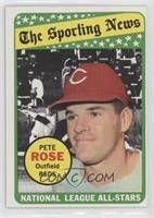 The Sporting News All Star Selection - Pete Rose (Mickey Mantle in Background)