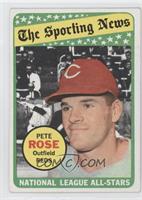 The Sporting News All Star Selection - Pete Rose (Mickey Mantle in Background)