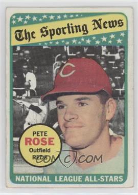 1969 Topps - [Base] #424 - The Sporting News All Star Selection - Pete Rose (Mickey Mantle in Background)