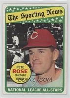 The Sporting News All Star Selection - Pete Rose (Mickey Mantle in Background)