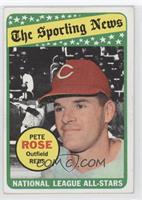 The Sporting News All Star Selection - Pete Rose (Mickey Mantle in Background)