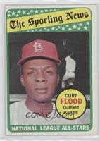 The Sporting News All Star Selection - Curt Flood (Bill Virdon in Background)