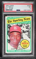 The Sporting News All Star Selection - Lou Brock [PSA 5 EX]