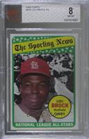 The Sporting News All Star Selection - Lou Brock [BVG 8 NM‑MT]