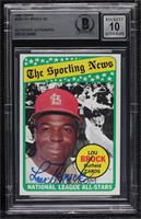 The Sporting News All Star Selection - Lou Brock [BAS BGS Authentic]