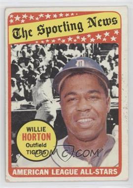 1969 Topps - [Base] #429 - The Sporting News All Star Selection - Willie Horton (Frank Howard in Background Photo) [Poor to Fair]