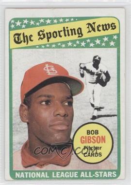 1969 Topps - [Base] #432 - The Sporting News All Star Selection - Bob Gibson [Good to VG‑EX]