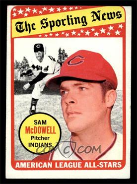 1969 Topps - [Base] #435 - The Sporting News All Star Selection - Sam McDowell [GOOD]