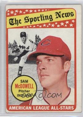 1969 Topps - [Base] #435 - The Sporting News All Star Selection - Sam McDowell [Good to VG‑EX]