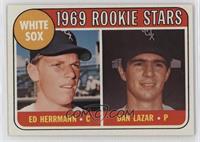1969 Rookie Stars - Ed Herrmann, Dan Lazar