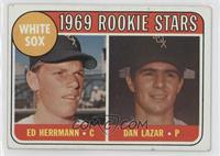 1969 Rookie Stars - Ed Herrmann, Dan Lazar [Good to VG‑EX]