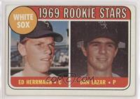 1969 Rookie Stars - Ed Herrmann, Dan Lazar [Poor to Fair]