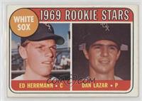 1969 Rookie Stars - Ed Herrmann, Dan Lazar