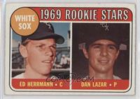 1969 Rookie Stars - Ed Herrmann, Dan Lazar [Good to VG‑EX]