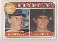 1969 Rookie Stars - Ed Herrmann, Dan Lazar