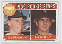 1969 Rookie Stars - Ed Herrmann, Dan Lazar [Noted]