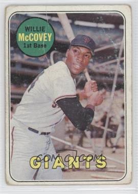 1969 Topps - [Base] #440.1 - Willie McCovey (Yellow Last Name) [Poor to Fair]