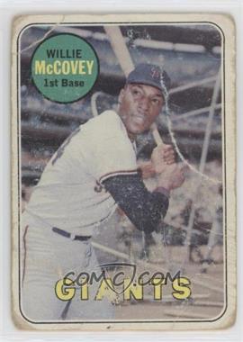 1969 Topps - [Base] #440.1 - Willie McCovey (Yellow Last Name) [Poor to Fair]