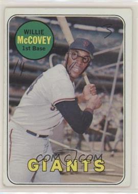 1969 Topps - [Base] #440.1 - Willie McCovey (Yellow Last Name) [Poor to Fair]