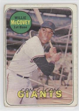 1969 Topps - [Base] #440.1 - Willie McCovey (Yellow Last Name) [Poor to Fair]