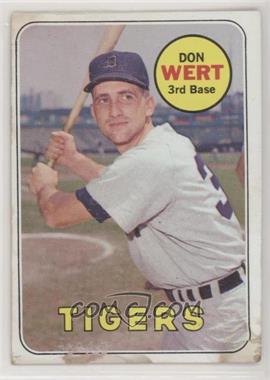 1969 Topps - [Base] #443 - Don Wert [Poor to Fair]