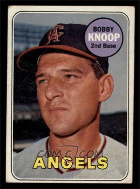 1969 Topps - [Base] #445 - Bobby Knoop [GOOD]