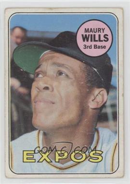 1969 Topps - [Base] #45 - Maury Wills [Good to VG‑EX]