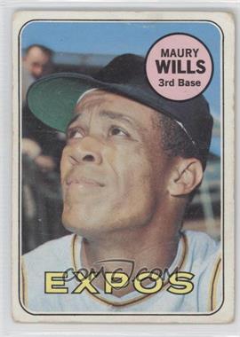 1969 Topps - [Base] #45 - Maury Wills [Good to VG‑EX]