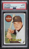 Al Ferrara (1st Name and Position in Yellow) [PSA 8 NM‑MT]
