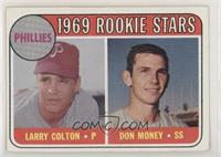1969 Rookie Stars - Larry Colton, Don Money (Names in Yellow) [Good to&nbs…