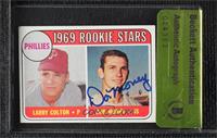 1969 Rookie Stars - Larry Colton, Don Money (Names in Yellow) [BAS Beckett…