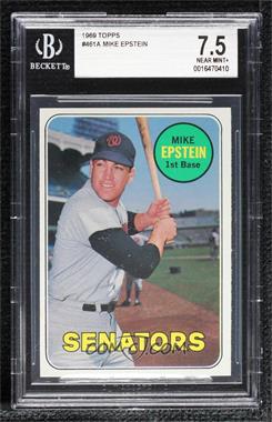 1969 Topps - [Base] #461.1 - Mike Epstein (Yellow Last Name) [BGS 7.5 NEAR MINT+]