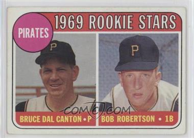 1969 Topps - [Base] #468.1 - 1969 Rookie Stars - Bruce Dal Canton, Bob Robertson (Names in Yellow Letters) [COMC RCR Poor]