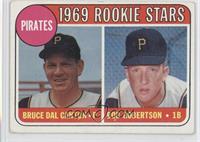 1969 Rookie Stars - Bruce Dal Canton, Bob Robertson (Names in Yellow Letters)