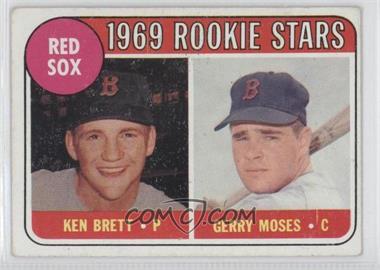 1969 Topps - [Base] #476.1 - 1969 Rookie Stars - Ken Brett, Gerry Moses (Names in Yellow) [Good to VG‑EX]