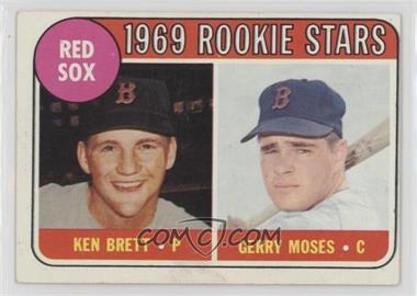 1969 Topps - [Base] #476.1 - 1969 Rookie Stars - Ken Brett, Gerry Moses (Names in Yellow)