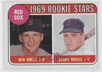 1969 Rookie Stars - Ken Brett, Gerry Moses (Names in Yellow) [Good to …