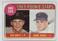 1969 Rookie Stars - Ken Brett, Gerry Moses (Names in Yellow) [Good to …