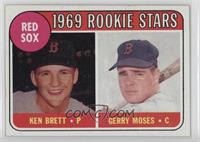 1969 Rookie Stars - Ken Brett, Gerry Moses (Names in Yellow) [Good to …