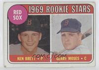 1969 Rookie Stars - Ken Brett, Gerry Moses (Names in Yellow)