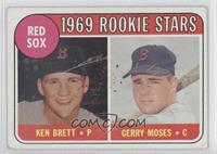 1969 Rookie Stars - Ken Brett, Gerry Moses (Names in Yellow) [COMC RCR&nbs…