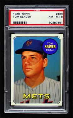 1969 Topps - [Base] #480 - Tom Seaver [PSA 8 NM‑MT]