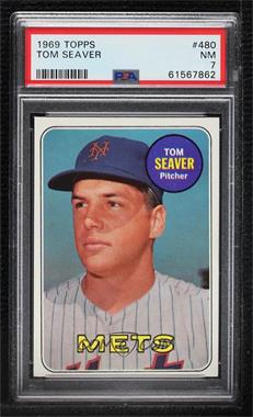 1969 Topps - [Base] #480 - Tom Seaver [PSA 7 NM]