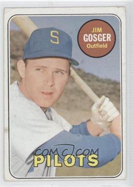 1969 Topps - [Base] #482.1 - Jim Gosger (Yellow first name, position) [Good to VG‑EX]