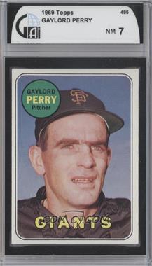 1969 Topps - [Base] #485.1 - Gaylord Perry (Last Name in Yellow) [GAI 7]
