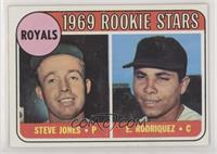 1969 Rookie Stars - Steve Jones, Ellie Rodriguez (Spelled Rodriquez)
